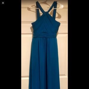 NWOT formal teal gown